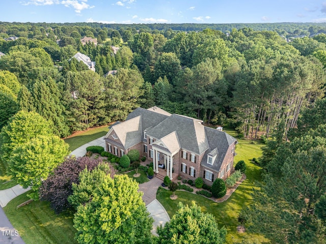 5768 Cavanaugh Dr, Raleigh, NC 27614 - view of property location featuring a heavily wooded area