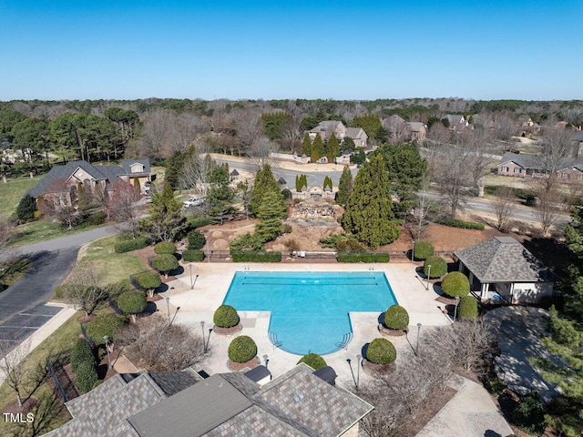 5768 Cavanaugh Dr, Raleigh, NC 27614 - outdoor pool with a residential view