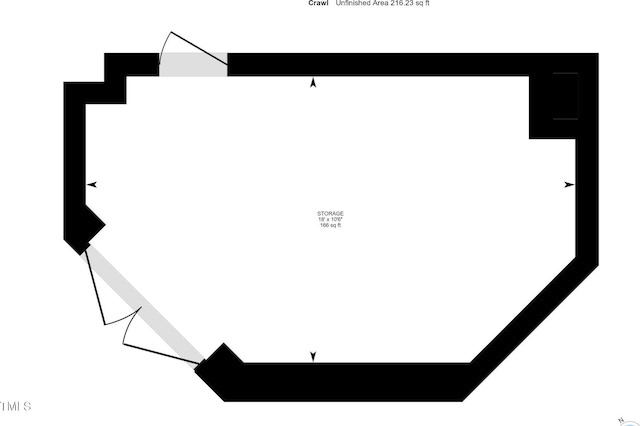 5768 Cavanaugh Dr, Raleigh, NC 27614 - view of room layout