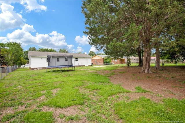 4709 Alamance Rd, Fayetteville, NC 28304 - view of yard with a trampoline