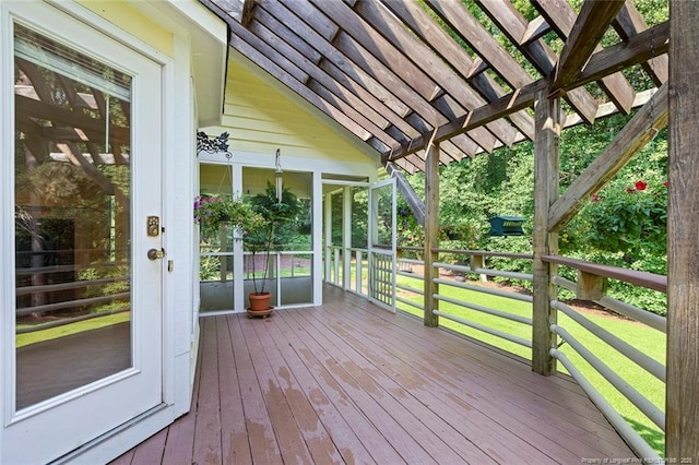1718 Carthage St, Sanford, NC 27330 - view of deck