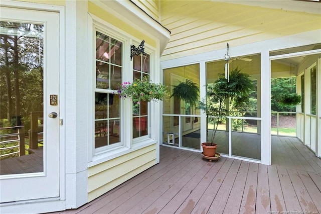 1718 Carthage St, Sanford, NC 27330 - view of wooden terrace