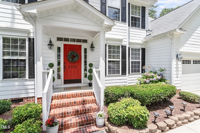 2422 Castleburg Dr, Apex, NC 27523 - entrance to property with a garage and roof with shingles