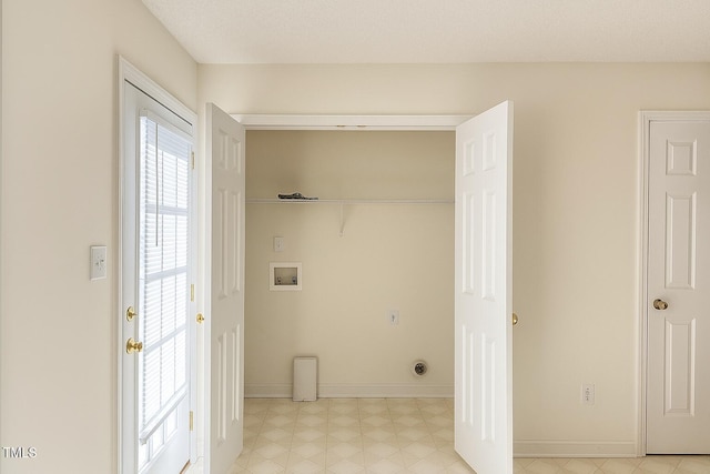 5100 Mass Rock Dr, Raleigh, NC 27610 - laundry room featuring light floors and washer hookup