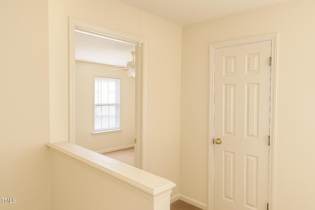 5100 Mass Rock Dr, Raleigh, NC 27610 - hall with an upstairs landing and baseboards
