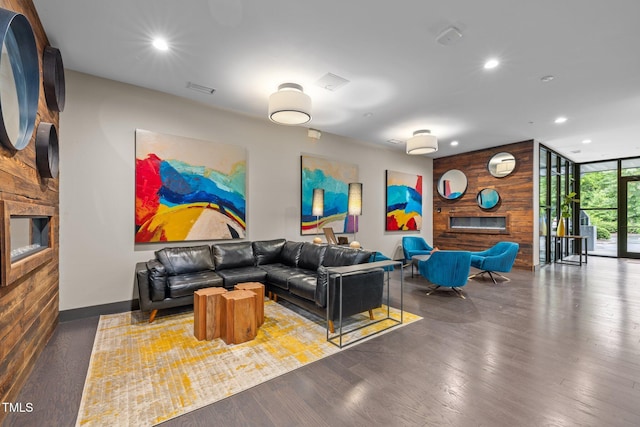515 N Churton St Unit 203, Hillsborough, NC 27278 - common area featuring recessed lighting and wooden walls