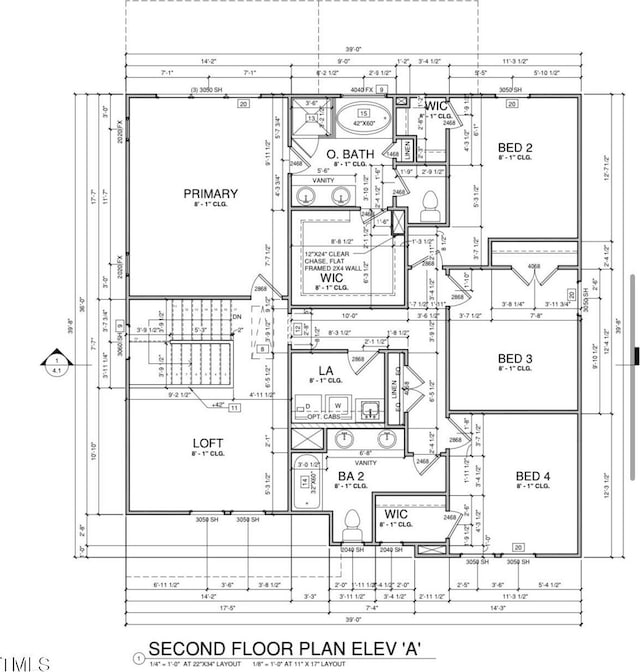 701 Locust Ln, Raleigh, NC 27603 - view of property floor plan