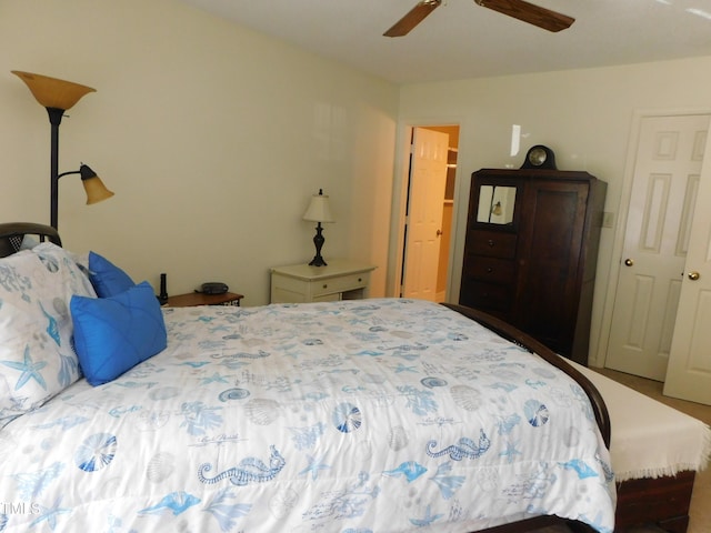 5009 Tower Rd Unit B, Greensboro, NC 27410 - bedroom with ceiling fan