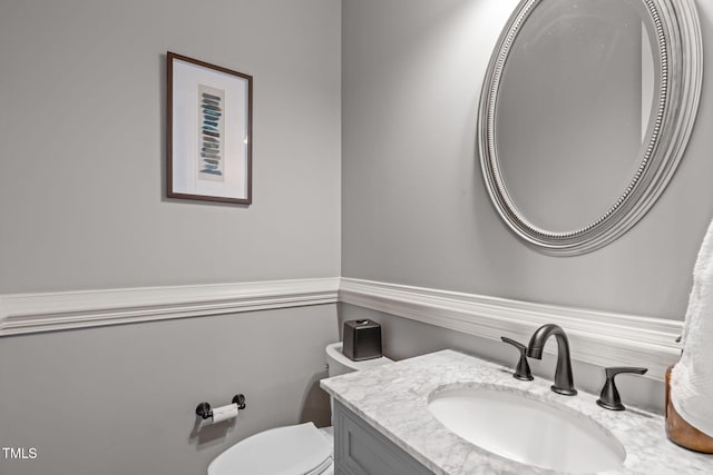 204 Franconia Way, Apex, NC 27502 - bathroom with toilet and vanity