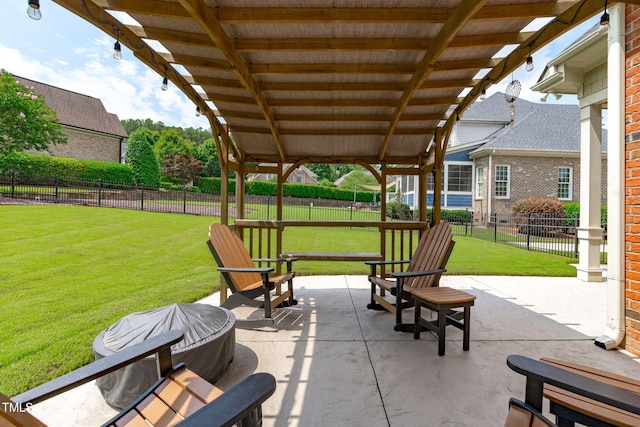 204 Franconia Way, Apex, NC 27502 - view of patio / terrace
