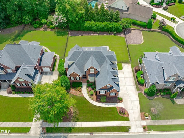 204 Franconia Way, Apex, NC 27502 - aerial perspective of suburban area
