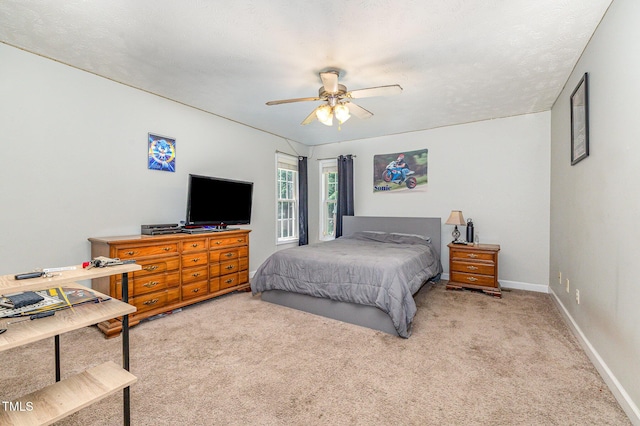 105 Rolling Stone Ct, Sanford, NC 27332 - carpeted bedroom featuring baseboards and ceiling fan