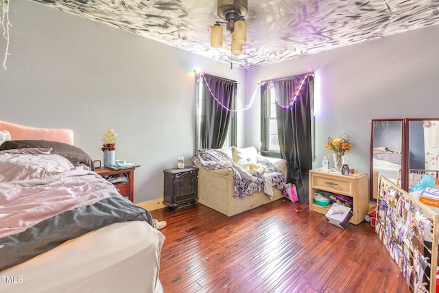 1770 Gentry Ridge Rd, Roxboro, NC 27574 - bedroom with wood-type flooring and ceiling fan