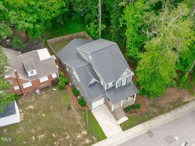 415 1st St, Apex, NC 27502 - view from above of property