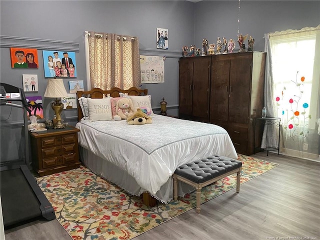 135 S Patterson S, Maxton, NC 28364 - bedroom with light wood finished floors