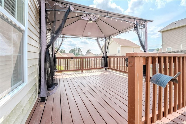 2912 Seafarer Dr, Fayetteville, NC 28306 - wooden deck with a gazebo