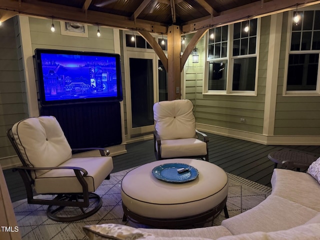 6553 Vintage Ridge Ln, Fuquay Varina, NC 27526 - view of patio / terrace with a gazebo