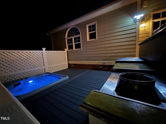 6553 Vintage Ridge Ln, Fuquay Varina, NC 27526 - view of wooden terrace