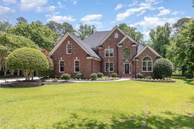 6553 Vintage Ridge Ln, Fuquay Varina, NC 27526 - view of front of home featuring brick siding