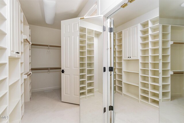 6553 Vintage Ridge Ln, Fuquay Varina, NC 27526 - spacious closet featuring light colored carpet