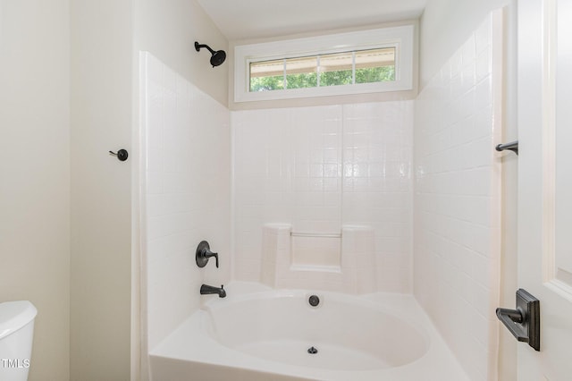 6553 Vintage Ridge Ln, Fuquay Varina, NC 27526 - bathroom with toilet and shower / tub combination