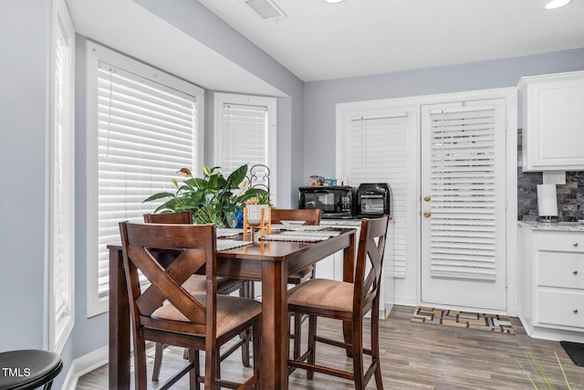 1516 Greys Mill Rd, Rocky Mount, NC 27804 - dining space with wood finished floors and baseboards
