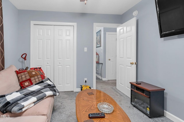 1516 Greys Mill Rd, Rocky Mount, NC 27804 - carpeted living area featuring baseboards