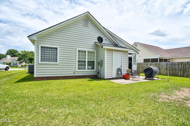1516 Greys Mill Rd, Rocky Mount, NC 27804 - back of property with a patio