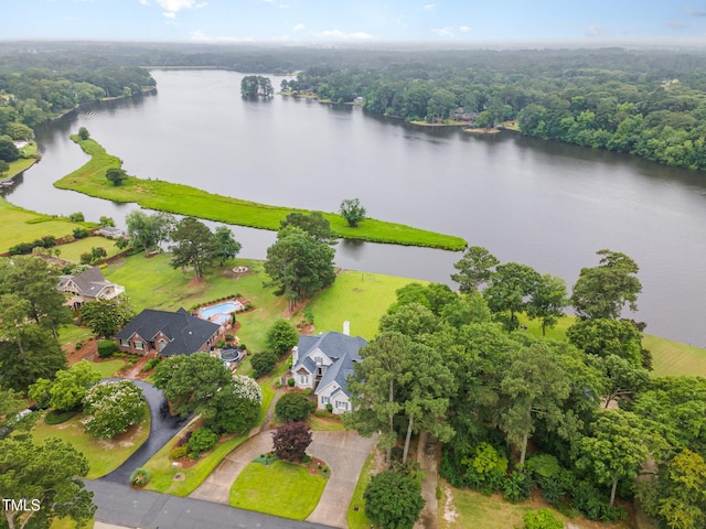 610 Walnut Creek Dr, Goldsboro, NC 27534 - aerial view of a nearby body of water