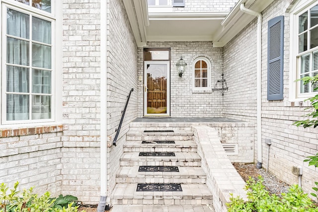 610 Walnut Creek Dr, Goldsboro, NC 27534 - property entrance featuring brick siding
