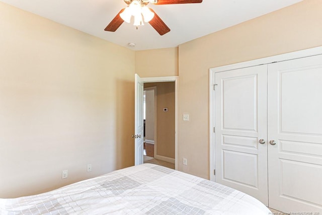 95 Taft Ln, Cameron, NC 28326 - bedroom featuring a closet and ceiling fan
