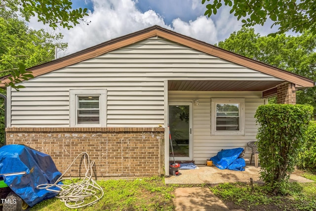 428 Walton St, Durham, NC 27703 - back of house with brick siding