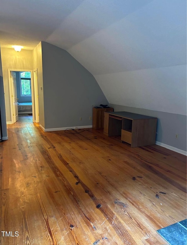 300 Christmas Rd, Warrenton, NC 27589 - bonus room with hardwood / wood-style floors and vaulted ceiling