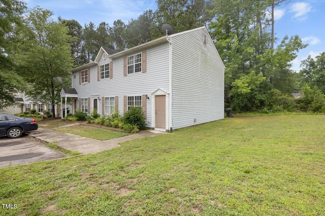 1824 Vintage Rd, Raleigh, NC 27610 - colonial home featuring a front yard