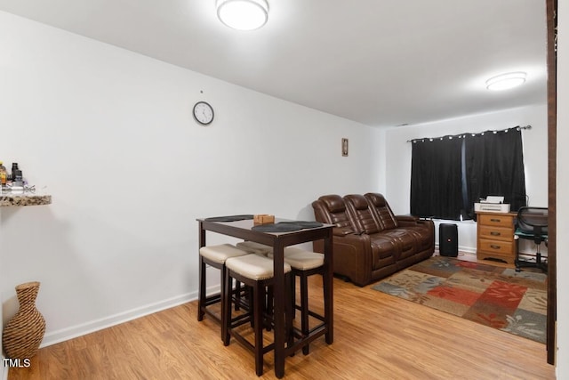 1824 Vintage Rd, Raleigh, NC 27610 - dining space with wood finished floors and baseboards