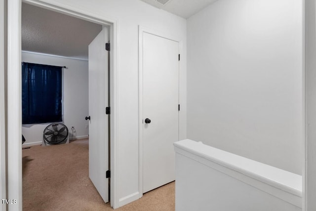 1824 Vintage Rd, Raleigh, NC 27610 - hallway with light colored carpet and baseboards