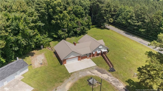 472 Walter Bright Rd, Sanford, NC 27330 - view of subject property featuring a forest