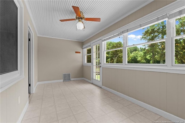 472 Walter Bright Rd, Sanford, NC 27330 - unfurnished sunroom with french doors and baseboards
