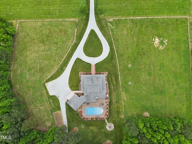 4737 Uzzle Rd, Rougemont, NC 27572 - aerial view of a pool