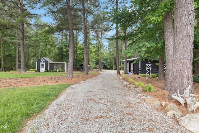 4737 Uzzle Rd, Rougemont, NC 27572 - view of dirt / gravel road
