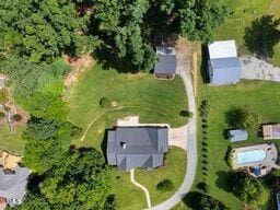 311 Rassie Crabtree Rd, Rougemont, NC 27572 - drone / aerial view