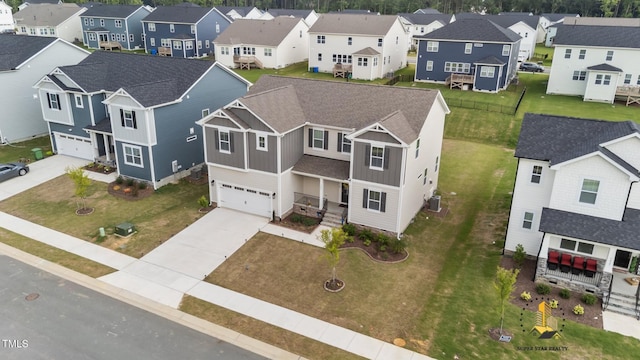 3421 Lebrun Path, Fuquay Varina, NC 27526 - aerial perspective of suburban area