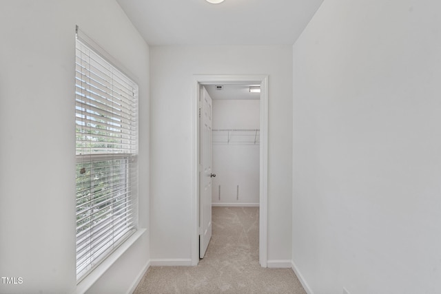 518 Emerald Downs Rd, Cary, NC 27519 - corridor with light carpet and baseboards