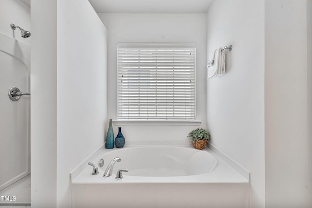 518 Emerald Downs Rd, Cary, NC 27519 - bathroom featuring a garden tub