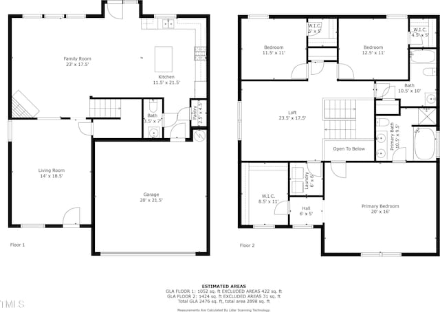518 Emerald Downs Rd, Cary, NC 27519 - view of home floor plan