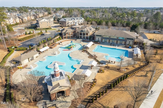 518 Emerald Downs Rd, Cary, NC 27519 - view of pool with a residential view