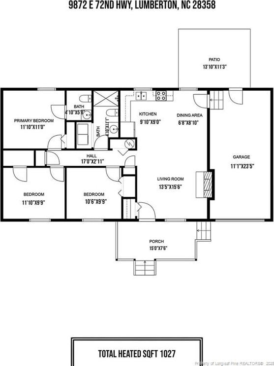 9872 NC-72 Hwy E, Lumberton, NC 28358 - room layout