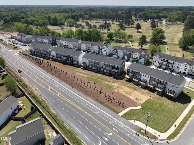 744 Parc Townes Dr Unit 34, Wendell, NC 27591 - drone / aerial view of a heavily wooded area