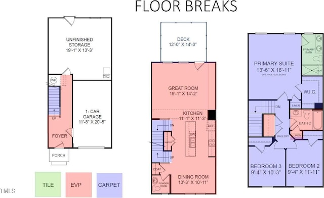 744 Parc Townes Dr Unit 34, Wendell, NC 27591 - room layout