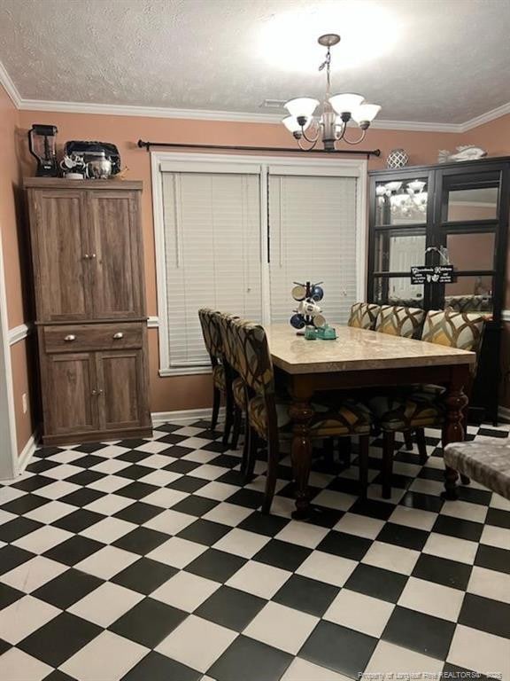 707 Connaly Dr, Hope Mills, NC 28348 - dining room featuring a chandelier, light floors, and baseboards